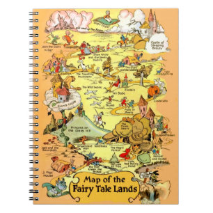 Cuaderno Mapa de las tierras de hadas