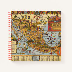 Cuaderno Mapa de los Estados Unidos Mexicanos