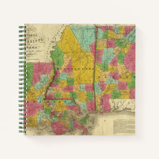 Cuaderno Mapa de Luisiana, Misisipi y Alabama