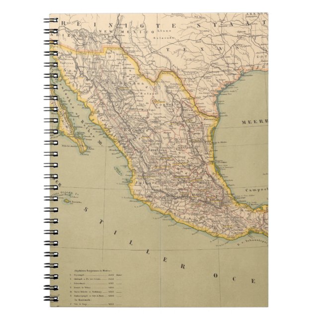 Cuaderno Mapa de México (Frente)