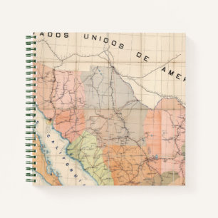 Cuaderno Mapa de México (Carta de Comunicaciones)