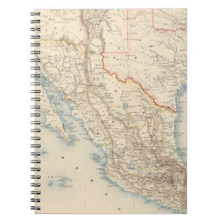 Cuaderno Mapa de México y Texas