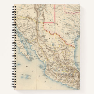 Cuaderno Mapa de México y Texas