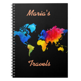 Cuaderno Mapa de mundo