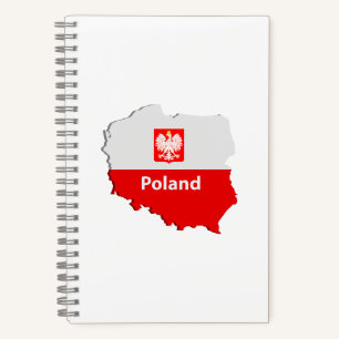 Cuaderno Mapa de Polonia funda de aire iPad