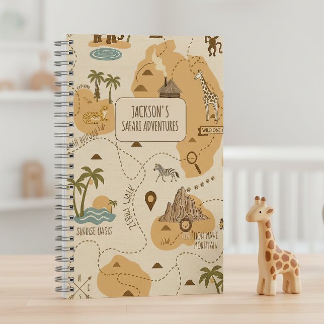 Cuaderno Mapa de Safari Personalizado para Niños ID1269 (Subido por el creador)
