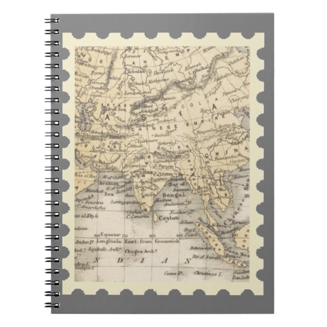 Cuaderno Mapa de sellos asiáticos (Frente)
