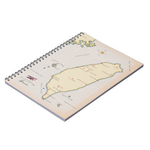 Cuaderno Mapa de Taiwán