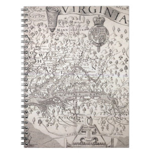 Cuaderno Mapa de Virginia, 1612