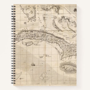 Cuaderno Mapa del Imperio Británico en Estados Unidos Hoja