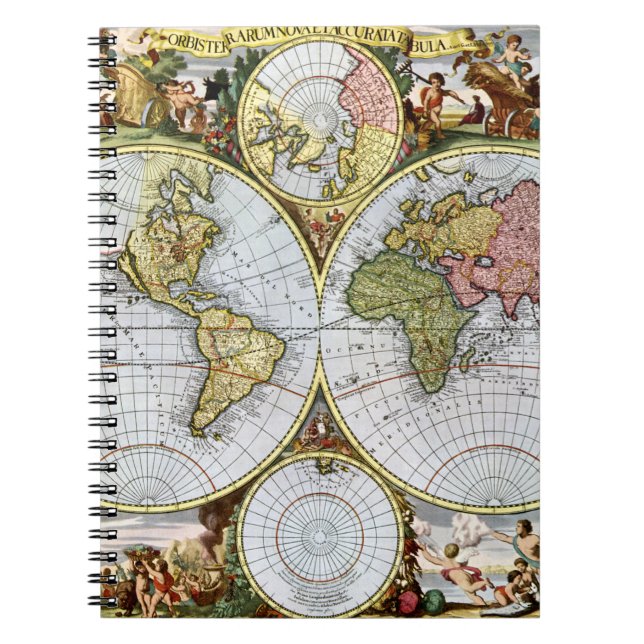 Cuaderno Mapa del mundo (Frente)