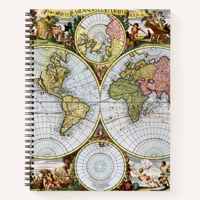 Cuaderno Mapa del mundo (Anverso)