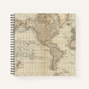 Cuaderno Mapa del mundo 3