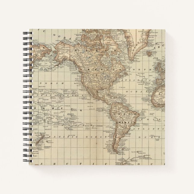Cuaderno Mapa del mundo 3 (Anverso)