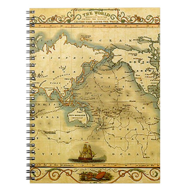 Cuaderno Mapa del mundo antiguo (Frente)