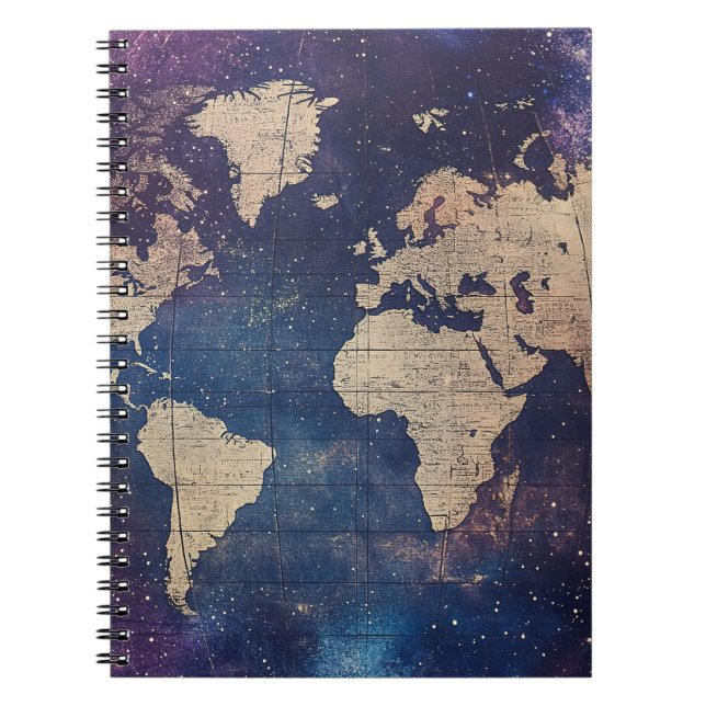 Cuaderno Mapa del mundo de la vieja morada celestial (11) (Frente)