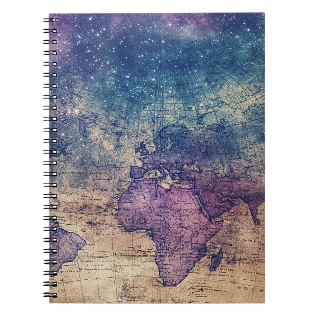 Cuaderno Mapa del mundo de la vieja morada celestial (13) (Frente)