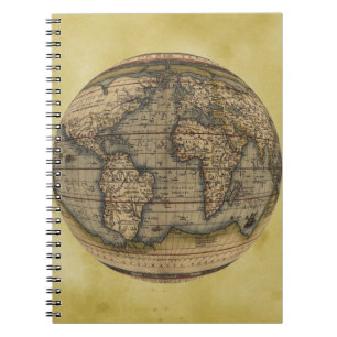Cuaderno Mapa del mundo de Ortelius