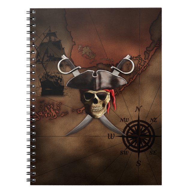 Cuaderno Mapa del pirata (Frente)
