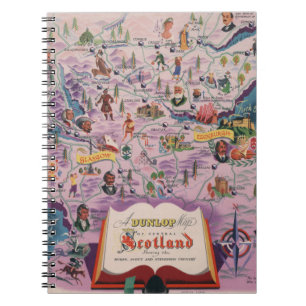 Cuaderno Mapa Dunlop de Escocia Central