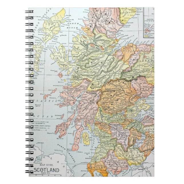 CUADERNO MAPA: ESCOCIA (Frente)
