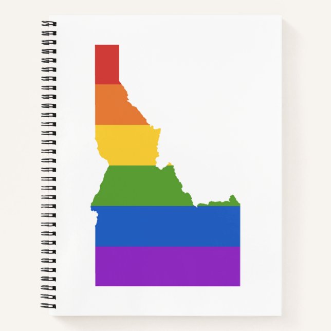Cuaderno Mapa gay de EEUU | Estado de Idaho (Anverso)