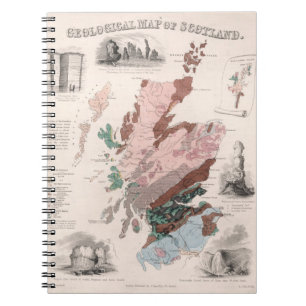 Cuaderno Mapa geológico de Escocia