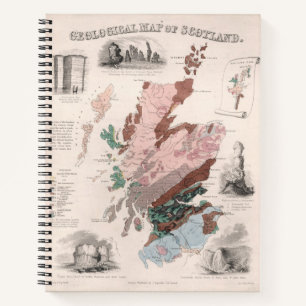 Cuaderno Mapa geológico de Escocia