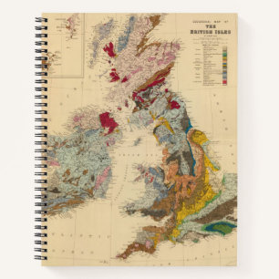 Cuaderno Mapa geológico de las Islas Británicas