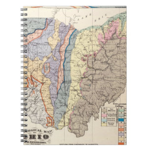 Cuaderno Mapa geológico de Ohio