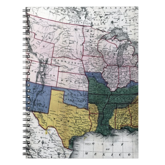 CUADERNO MAPA: GUERRA CIVIL, 1864 (Frente)