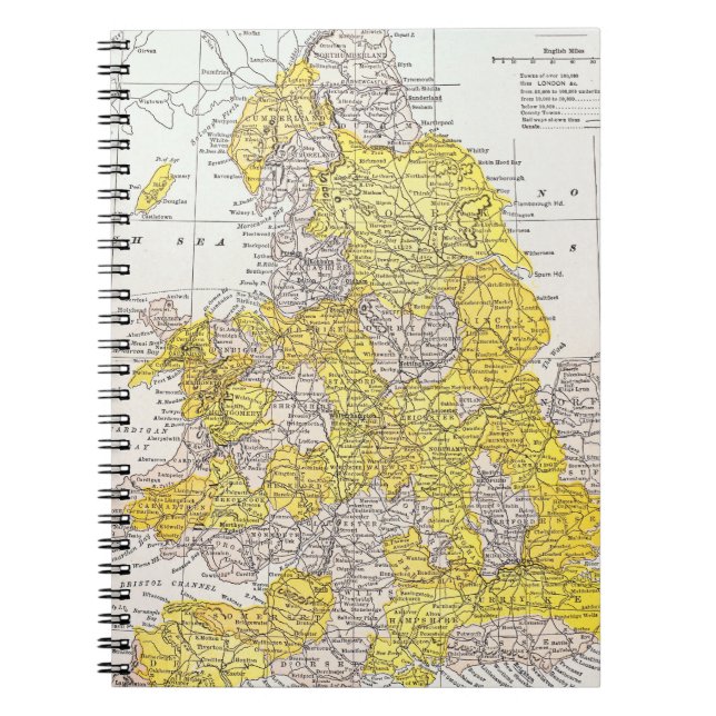 CUADERNO MAPA: INGLATERRA Y PAÍS DE GALES (Frente)