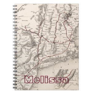 Cuaderno Mapa: Los E.E.U.U. de nordeste