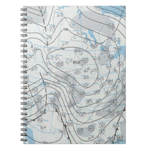 Cuaderno Mapa meteorológico nacional