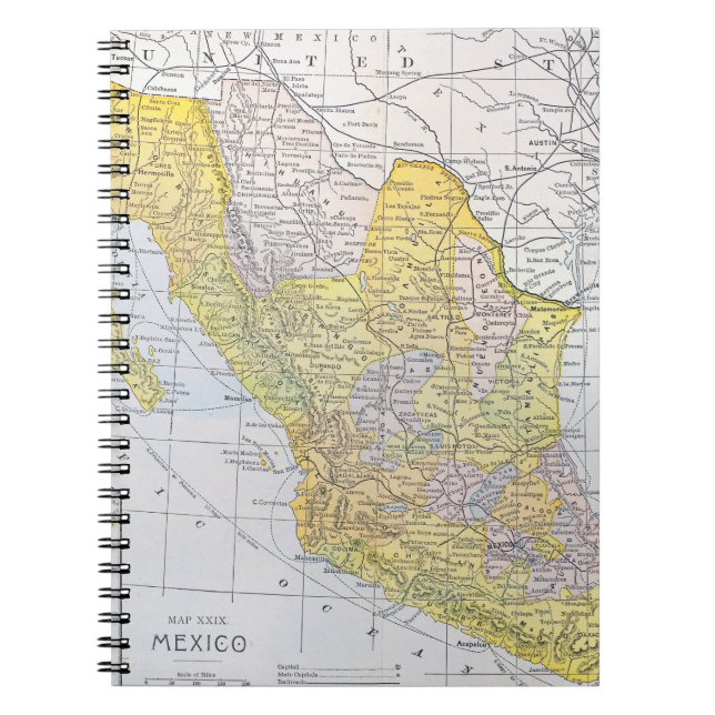 CUADERNO MAPA: MÉXICO (Frente)