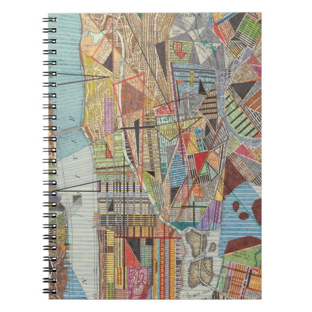 Cuaderno Mapa moderno de Nueva York I (Frente)