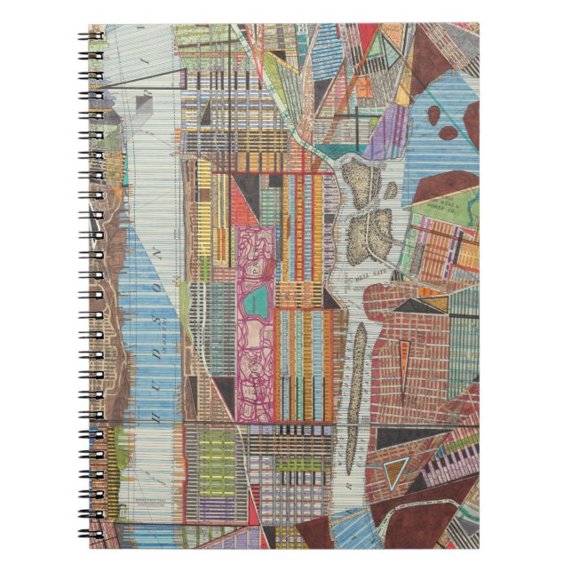 Cuaderno Mapa moderno de Nueva York III (Frente)