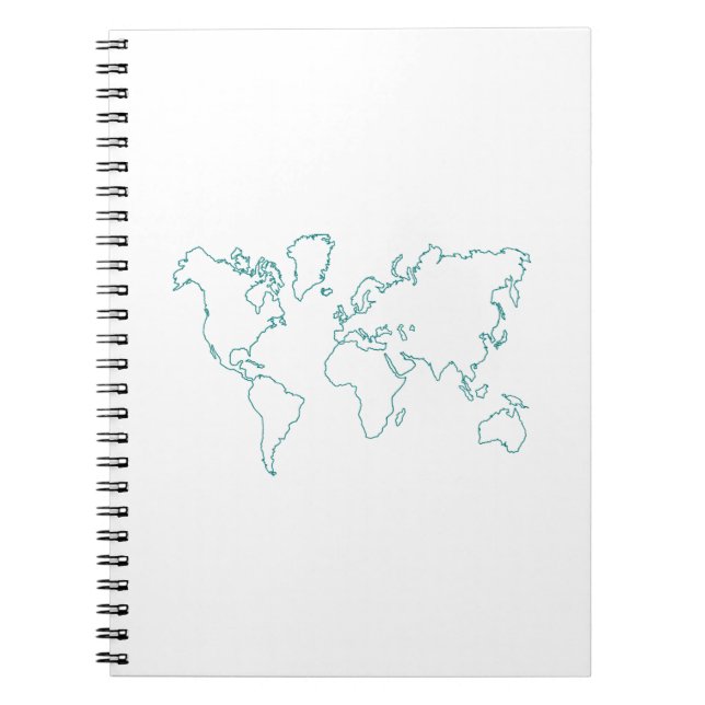 Cuaderno Mapa mundial (Frente)