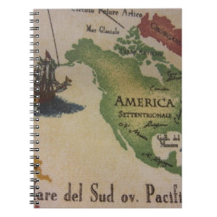 Cuaderno Mapa Mundial - Estados Unidos