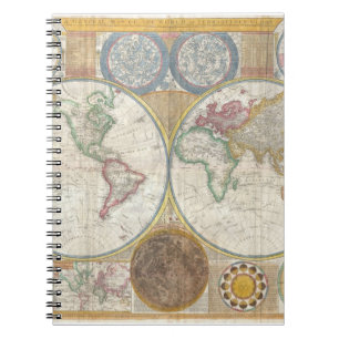 Cuaderno MAPA MUNDIAL Vintage