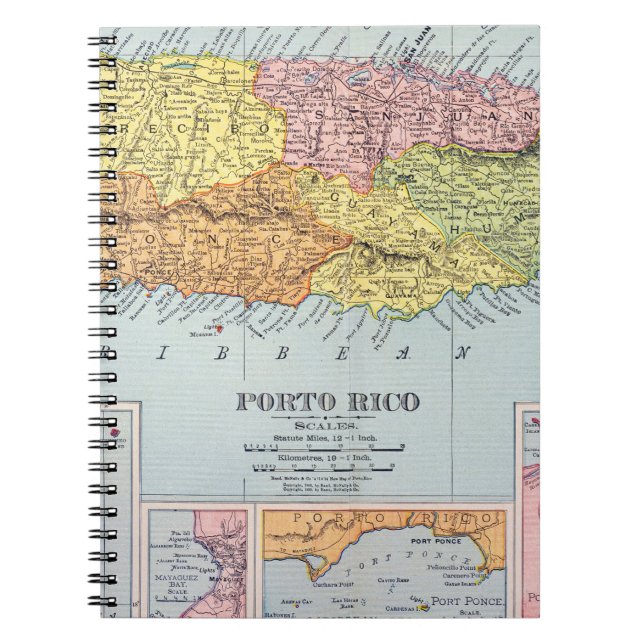CUADERNO MAPA: PUERTO RICO, 1900 (Frente)