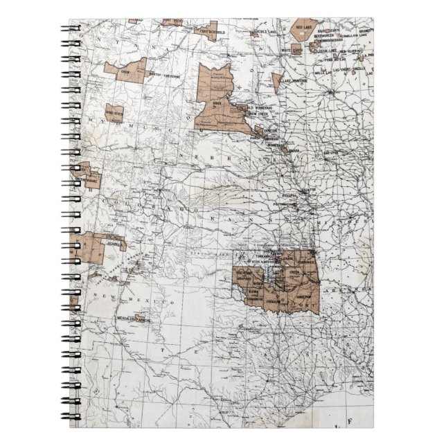 CUADERNO MAPA: RESERVAS, 1888 (Frente)