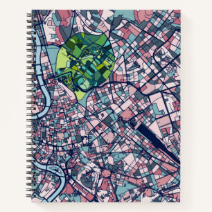 Cuaderno Mapa Roma Italia
