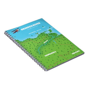Cuaderno Mapa sudamericano del río Orinoco
