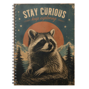 Cuaderno Mapache Curioso Vintage
