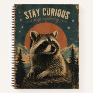 Cuaderno Mapache Curioso Vintage