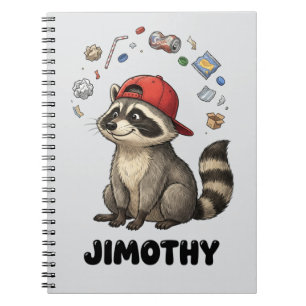 Cuaderno Mapache divertido Jimothy