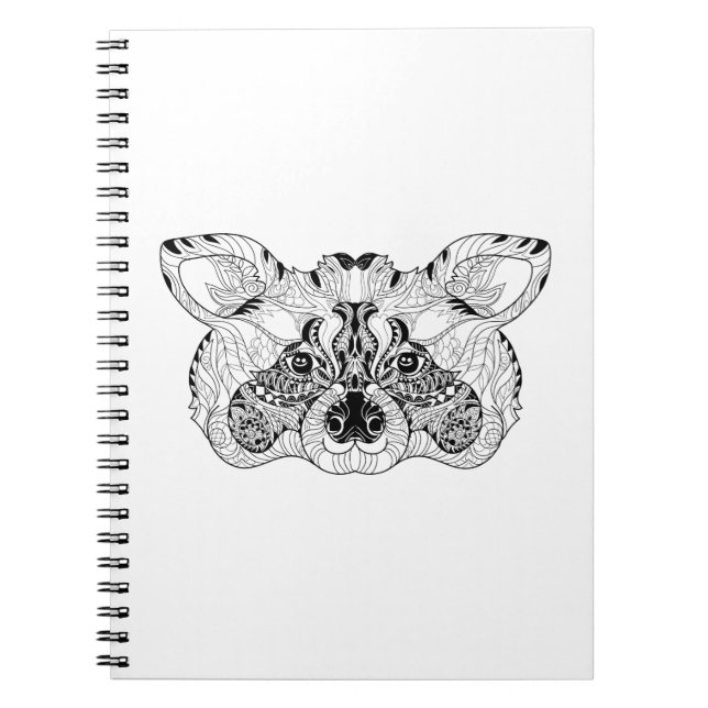 Cuaderno Mapache inspirado (Frente)