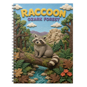 Cuaderno Mapache Ozark Forest Modern KlayKoo