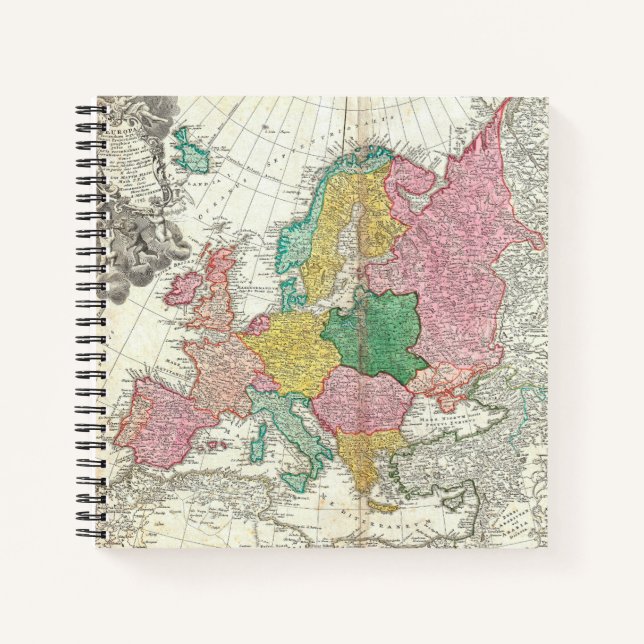 Cuaderno Mapas antiguos del papel digital europeo 10 (Anverso)